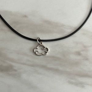 Handmade Necklace: cloud charm
